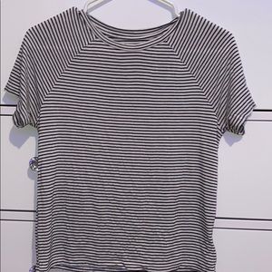 striped american eagle t-shirt
